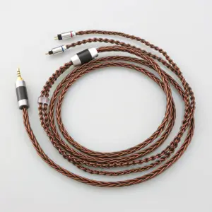 2.5mm Balanced Silver-Plated Earphone Cable 7 Sd01c1cdaef1d451f9c9f498a43758a66I