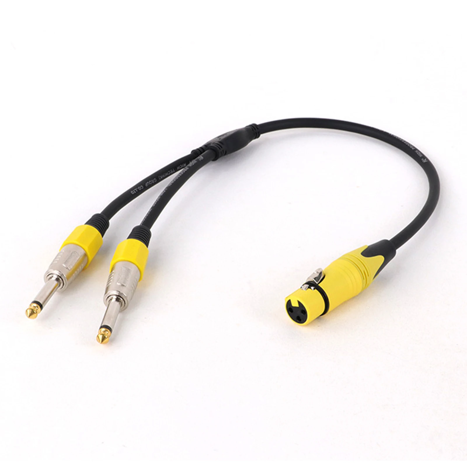 Dual 1/4 TS to XLR Y-Splitter Cable 0.3m/0.5m 10 Dual 1/4 TS to XLR Y-Splitter Cable 0.3m/0.5m - Image 10