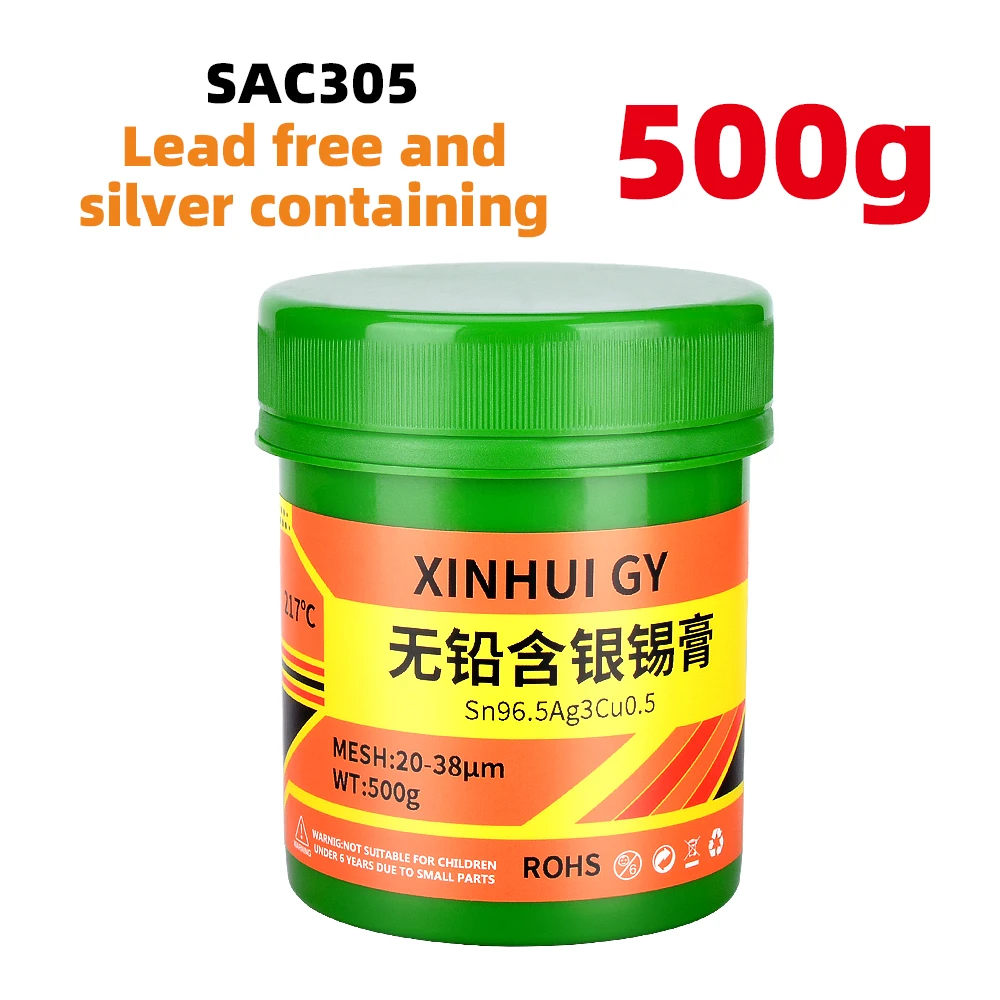 XH-217-PZ500G Lead-Free Solder Paste 500g 6 XH-217-PZ500G Lead-Free Solder Paste 500g - Image 6