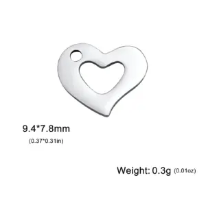 Set of 5 Stainless Steel Jewelry Charms 18 Sd066b1406a3b4103b0e74bea66153d3ee