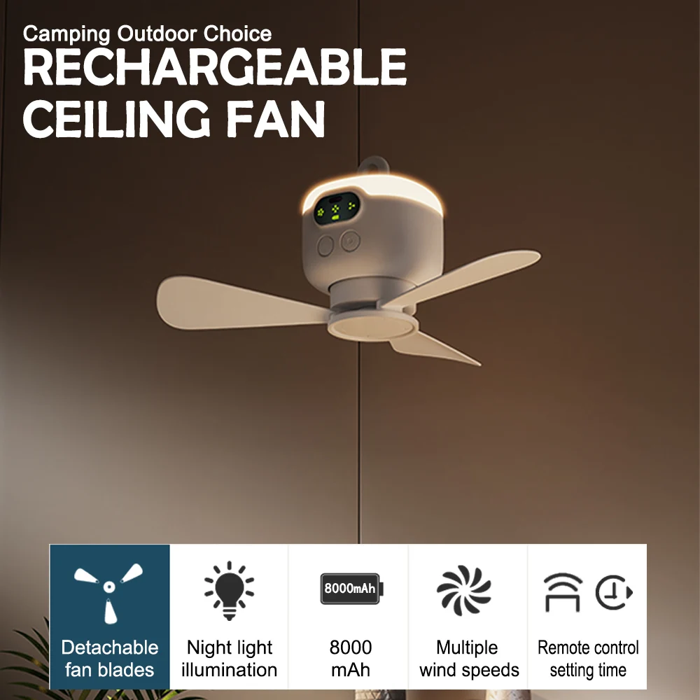 Modern 270mm Coastal Ceiling Fan with Light 3 Modern 270mm Coastal Ceiling Fan with Light - Image 3