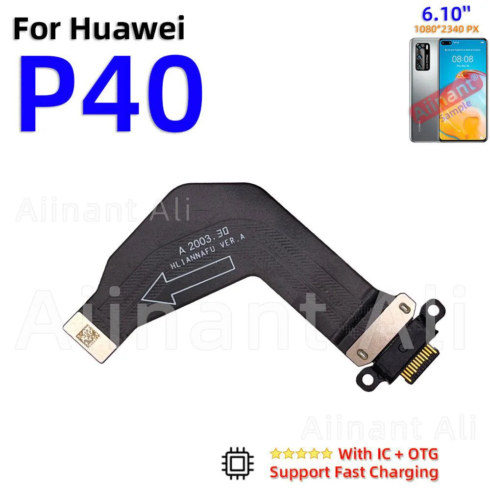 Huawei USB Port Flex Cable for P40 & P50 Pro 2 Huawei USB Port Flex Cable for P40 & P50 Pro - Image 2