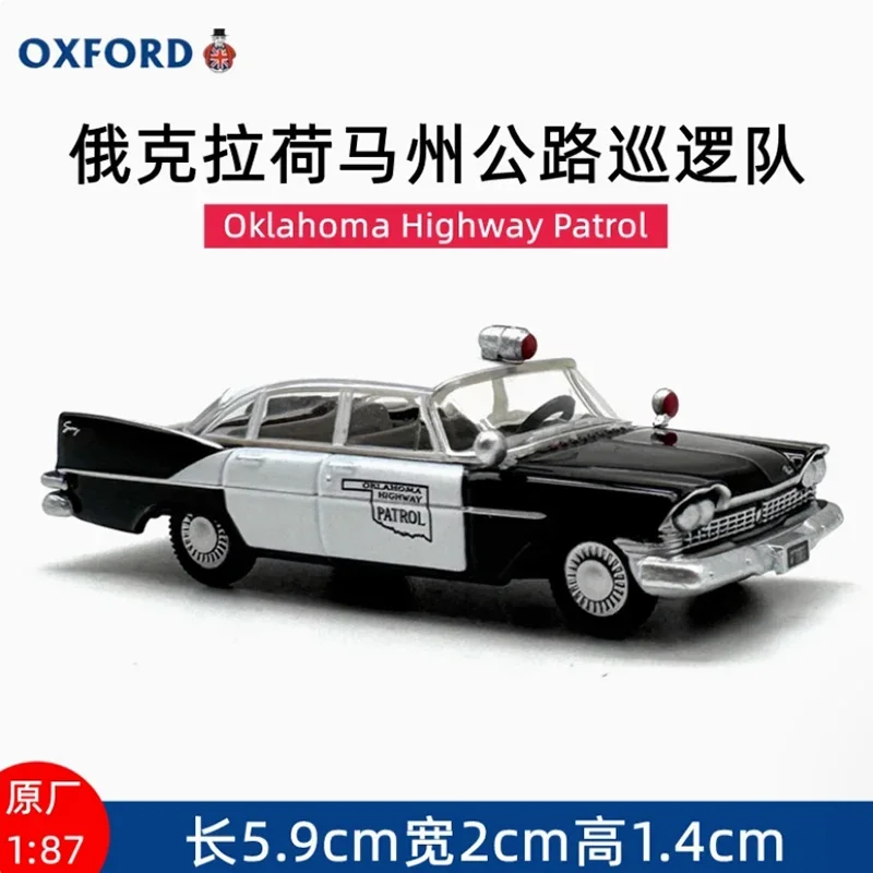 Vintage Oklahoma Highway Patrol Diecast Model 1/87 6 Vintage Oklahoma Highway Patrol Diecast Model 1/87 - Image 6