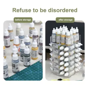 Spinning Paint Bottle Organizer for Artists 7 Sd0c11981315542db836aae151a903bffJ