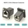 D-Type RJ45 Panel Mount Connector Set