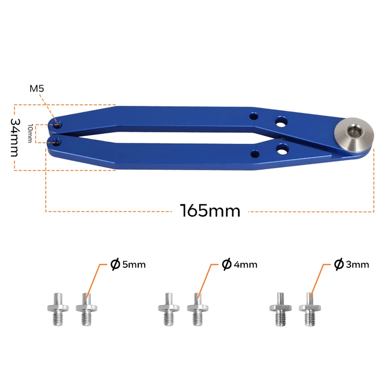 Shock Absorber Oil Filter Wrench with 3 Pins 8 Shock Absorber Oil Filter Wrench with 3 Pins - Image 8
