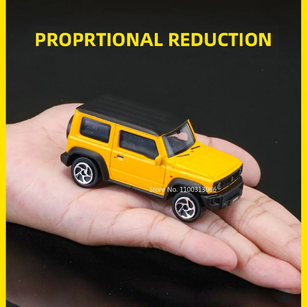 Vibrant Yellow Suzuki Jimny 1:52 Scale Model 5 Vibrant Yellow Suzuki Jimny 1:52 Scale Model - Image 5