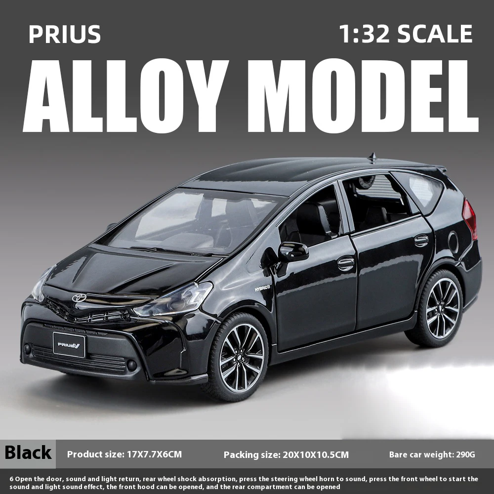 Toyota Prius 1:32 Scale Diecast Model with Sound 9 Toyota Prius 1:32 Scale Diecast Model with Sound - Image 9