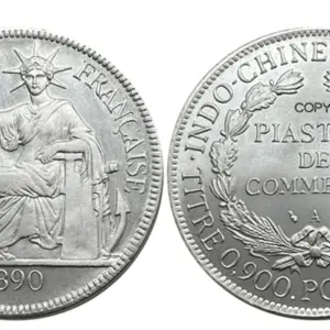 French Indochina 1890 Piastre Replica Coin 17 Sd11b630068bb4d8bbd067b9c030895d18