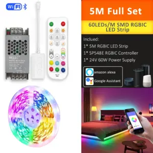 RGBIC LED Strip Light 24V 5M-20M 16 Sd12de402f297442ca4144a56b02a3e7ck