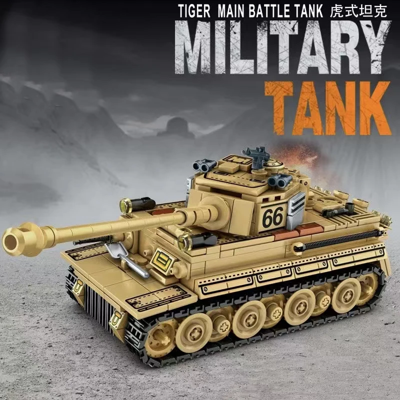 WWII Crawler Tank Building Set with 500+ Blocks 8 WWII Crawler Tank Building Set with 500+ Blocks - Image 8