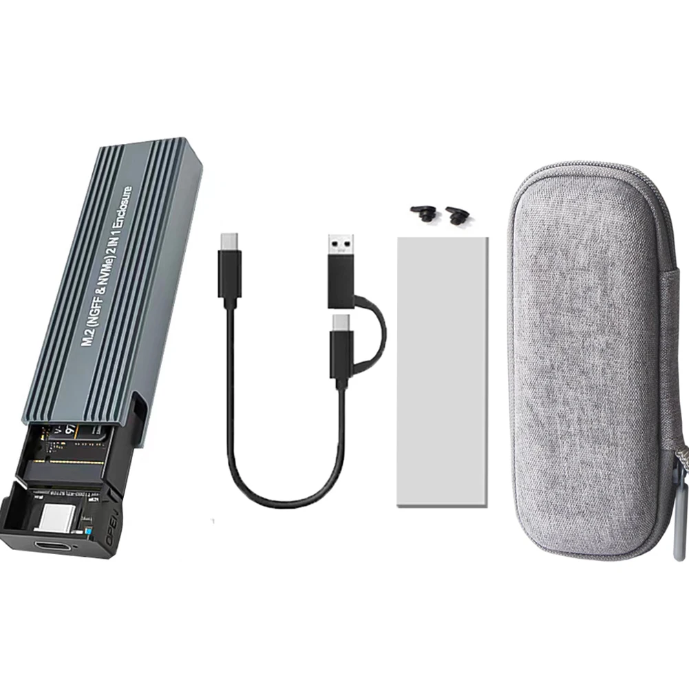 Dual Protocol M.2 SSD Enclosure with USB-C 8 Dual Protocol M.2 SSD Enclosure with USB-C - Image 8