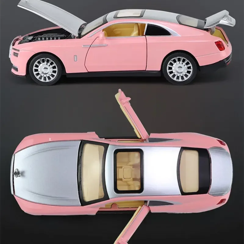 Gold Mini Auto Model 1:32 Scale with Sound & Lights 3 Gold Mini Auto Model 1:32 Scale with Sound & Lights - Image 3