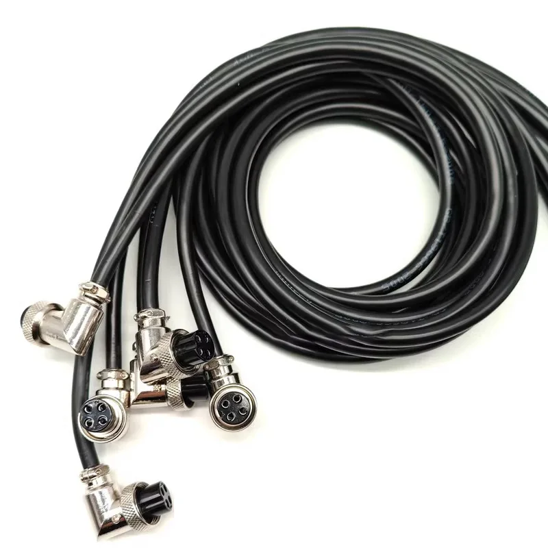 GX16 Bend Female Connector 2-9 Pin, M16 Aviation 4 GX16 Bend Female Connector 2-9 Pin, M16 Aviation - Image 4