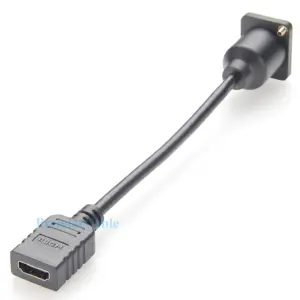 HDMI 1.4 Panel-Mount Extension Cable 20cm 10 Sd1943144c365445c8db947859fefc61ef