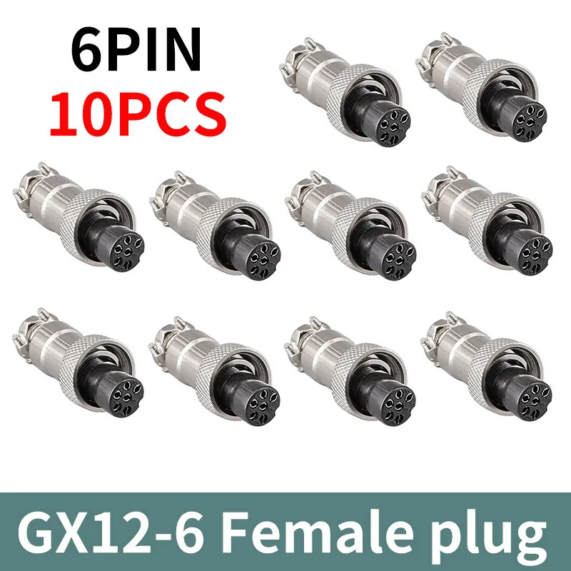GX12 4-Pin Female Socket Set for Industrial Use 10 GX12 4-Pin Female Socket Set for Industrial Use - Image 10