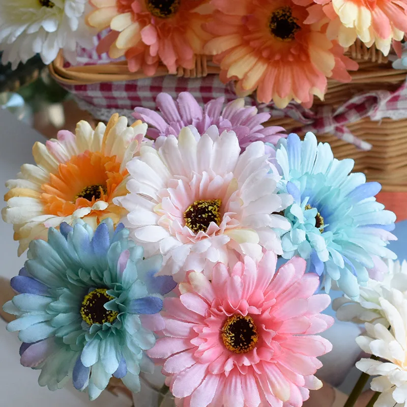 Artificial Gerbera Flower Bouquet in Vibrant Colors 4 Artificial Gerbera Flower Bouquet in Vibrant Colors - Image 4
