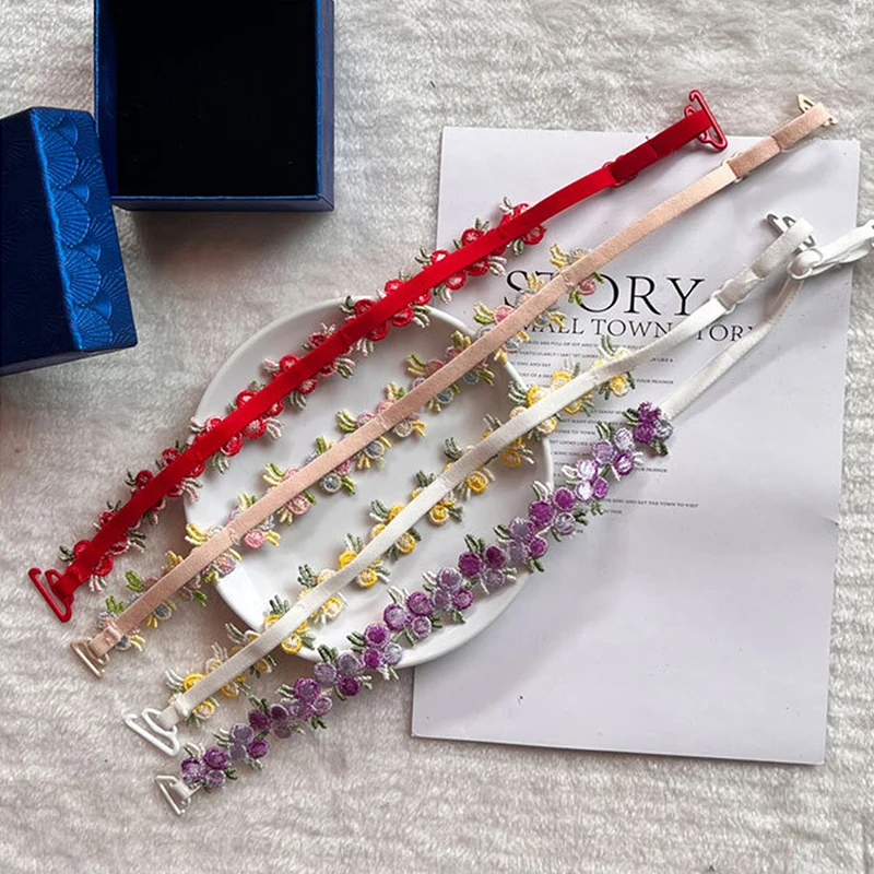 Floral Lace Bra Straps for Women 6 Floral Lace Bra Straps for Women - Image 6