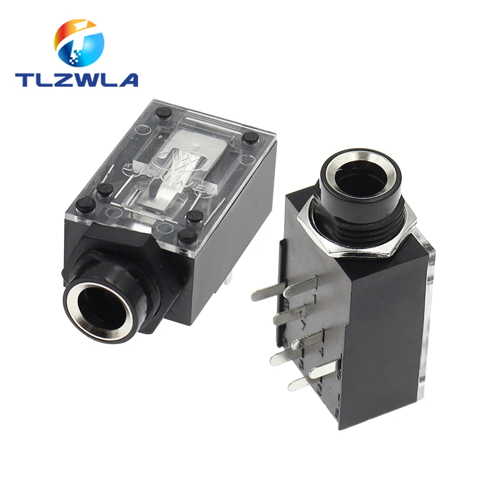 6.35mm Double-Channel Microphone Socket Set (5 pcs) 3 6.35mm Double-Channel Microphone Socket Set (5 pcs) - Image 3