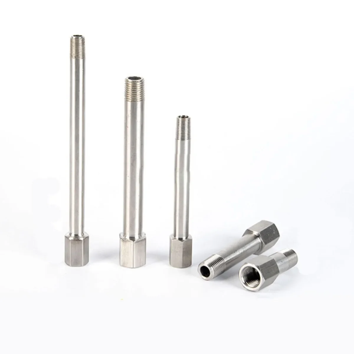 304 Stainless Steel Pipe Connector 1/8" to 3/8" BSP 3 304 Stainless Steel Pipe Connector 1/8" to 3/8" BSP - Image 3