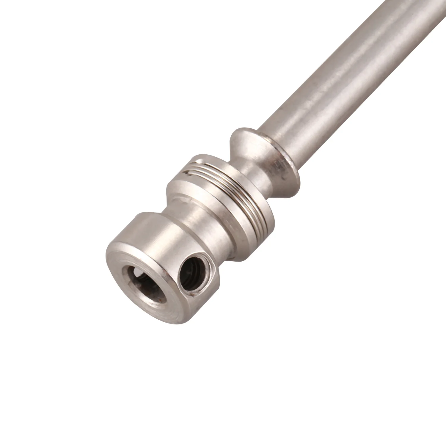 Silver RC Rear Drive Shaft for 1/12 Scale Vehicles 5 Silver RC Rear Drive Shaft for 1/12 Scale Vehicles - Image 5