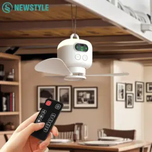 Portable Modern Ceiling Fan with Remote Control