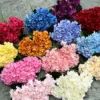 Artificial Hydrangea Bouquet with 5 Large Flower Heads