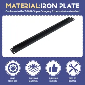19-Inch Black Rack Blanking Plate for Network Cabinets 11 Sd22ed2d015e941a89ba2713539ded2acQ