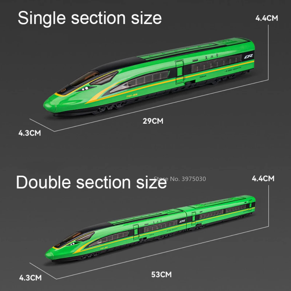 1:87 Scale High-Speed Railway Alloy Model 6 1:87 Scale High-Speed Railway Alloy Model - Image 6
