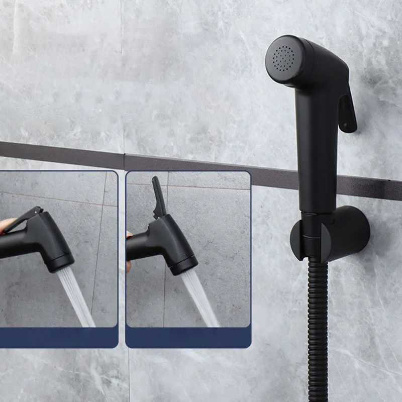 Black Handheld Bidet with G1/2" Connection 2 Black Handheld Bidet with G1/2" Connection - Image 2