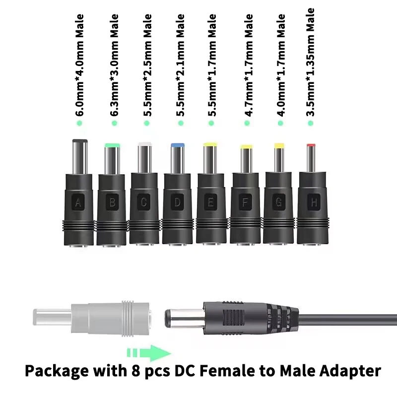 8-in-1 Laptop DC Power Jack Adapter Set 5 8-in-1 Laptop DC Power Jack Adapter Set - Image 5