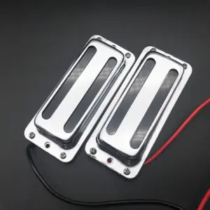 Silver Double Coil Pickup for Electric Guitar 9 Sd26e7a51654340699740472f19c93ea9M