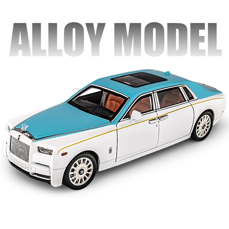 Elegant 1:18 White Rolls-Royce Phantom Model 9 Elegant 1:18 White Rolls-Royce Phantom Model - Image 9