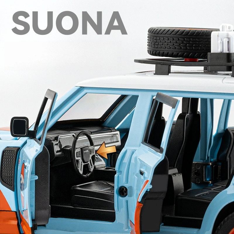 1:24 Scale Diecast SUV Miniature Car 3 1:24 Scale Diecast SUV Miniature Car - Image 3