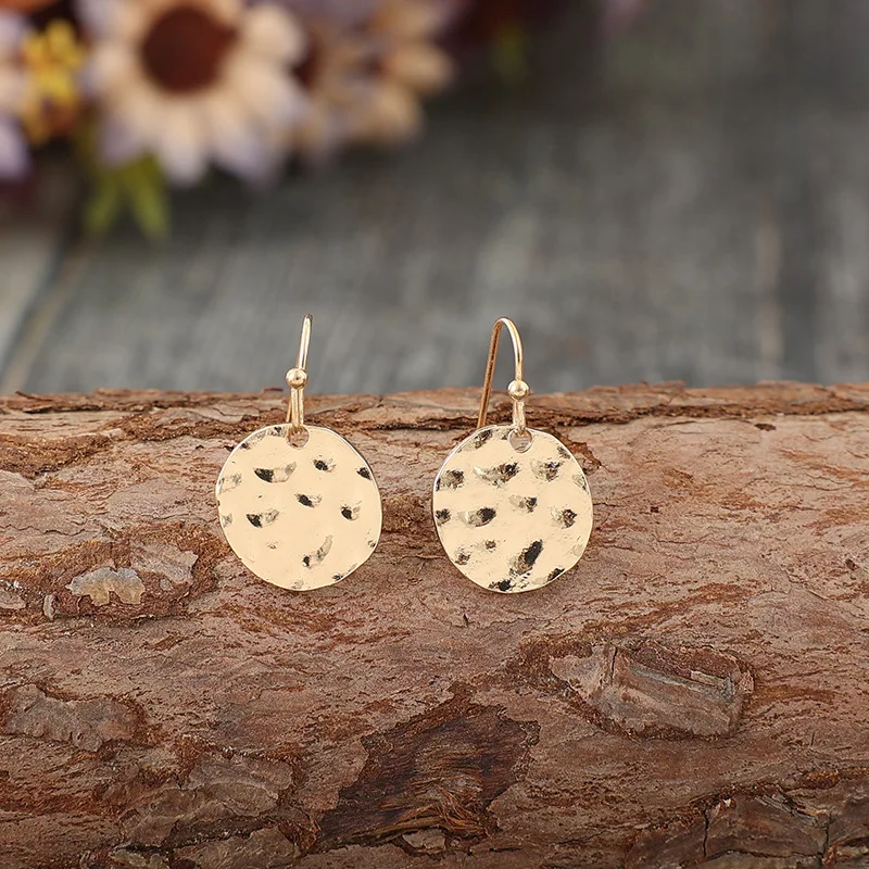 Vintage Gold Drop Earrings for Women 3 Vintage Gold Drop Earrings for Women - Image 3