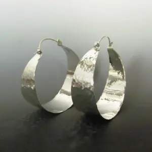 Silver Geometric Hoop Earrings for Women 8 Sd2ea62a8b76042cfa4406e56fb073501d