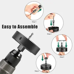 Professional Hole Saw Set 3/4" to 5" (19-127mm) 13 Sd2eae782e92c4ba3b5004d50634269acf