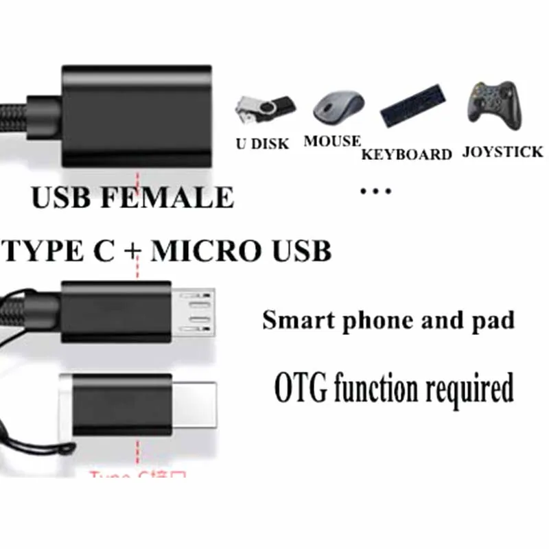 2-in-1 USB 3.0 OTG Adapter Cable 20cm 3 2-in-1 USB 3.0 OTG Adapter Cable 20cm - Image 3