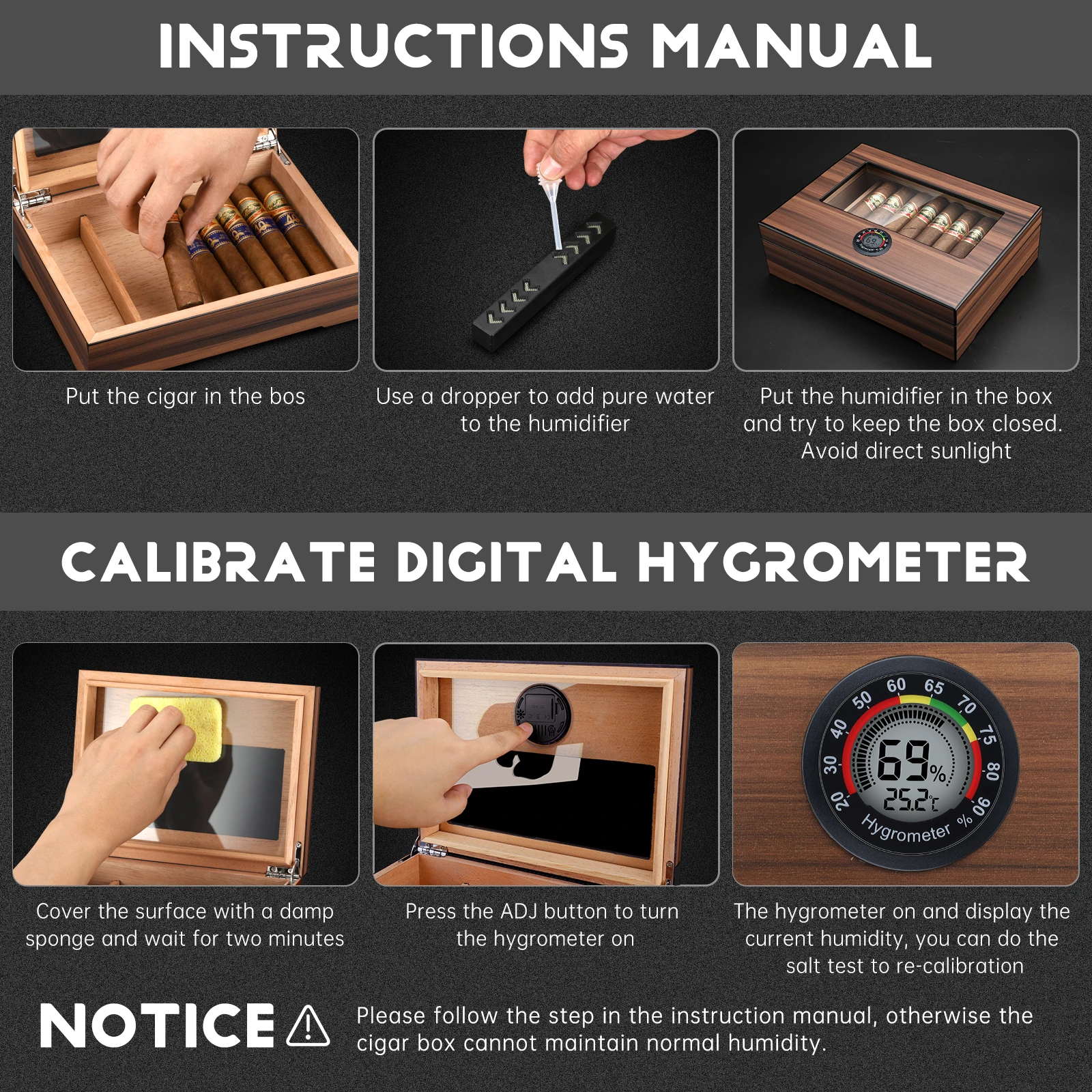 Elegant Spanish Cedar Humidor for Cigars 4 Elegant Spanish Cedar Humidor for Cigars - Image 4