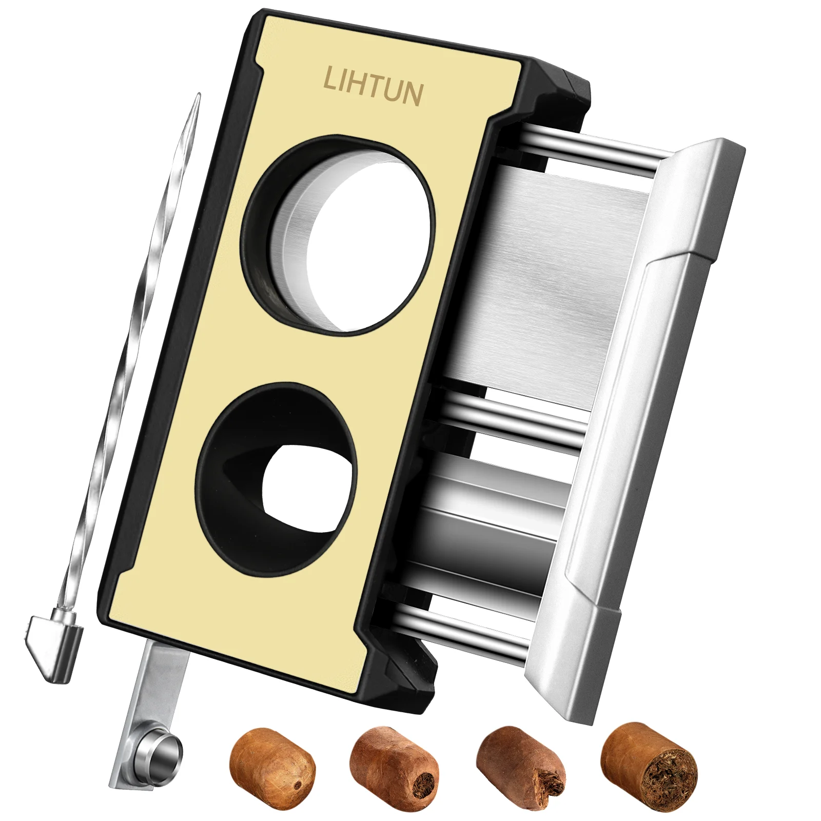 Premium Stainless Steel 4-in-1 Cigar Cutter 8 Premium Stainless Steel 4-in-1 Cigar Cutter - Image 8