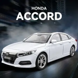 1:24 Honda Accord Miniature Model in White