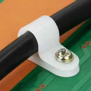 100-Pack Nylon P Cable Clips for Organization 13 Sd321c81eab854433992af2fbef8edcedX