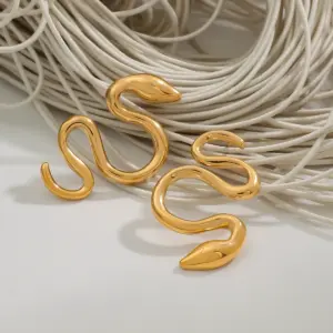 Stainless Steel Snake Earrings JDE0112025 12 Sd3220e4b4c2e46eeba4cf08099f5b7f8Q