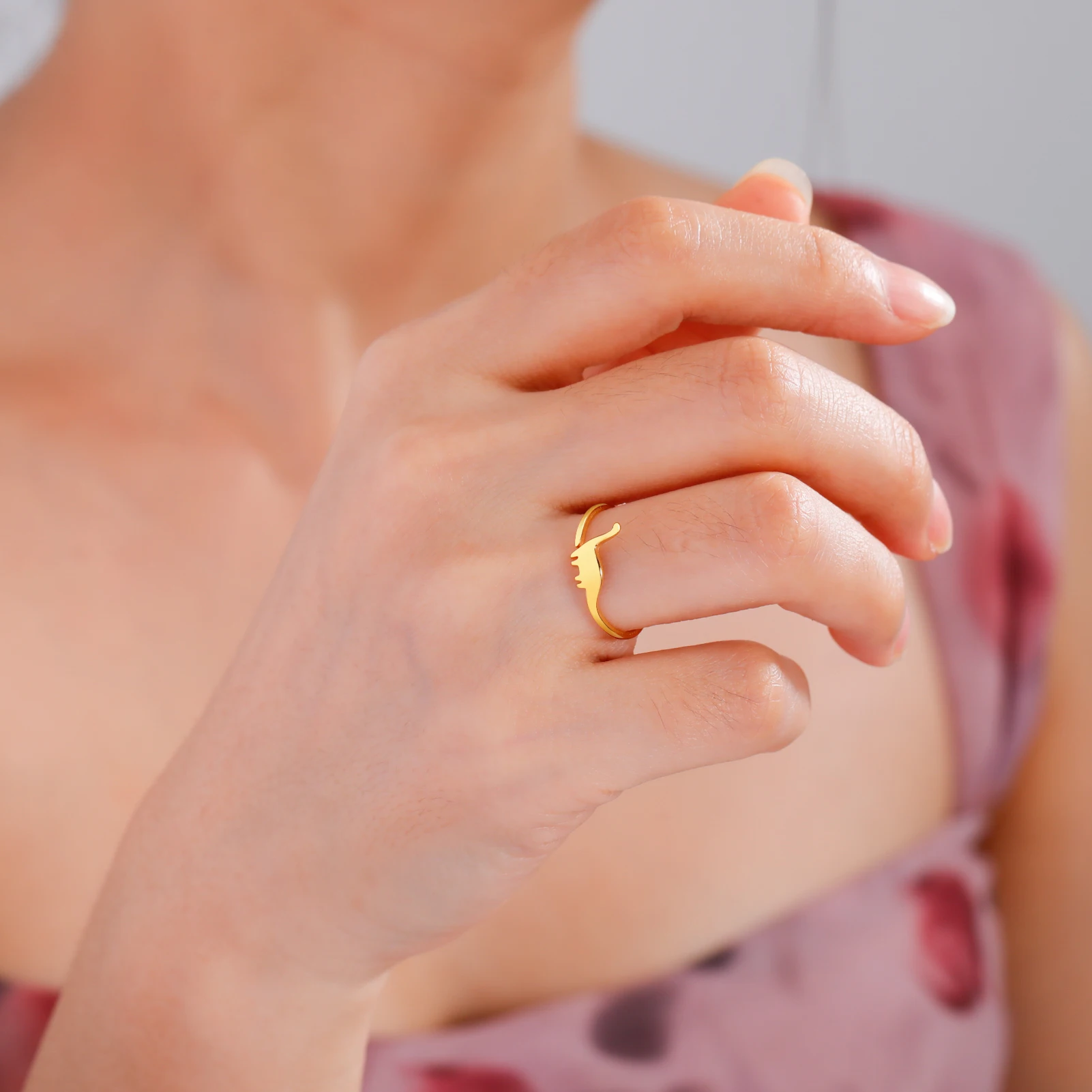 Adjustable Dinosaur Ring for Women 3 Adjustable Dinosaur Ring for Women - Image 3