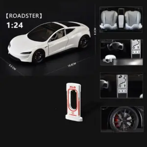 1:24 Alloy Sports Car Model with Sound and Lights 18 Sd35b5d2b314a4e4cb5913e06641a3c3cT