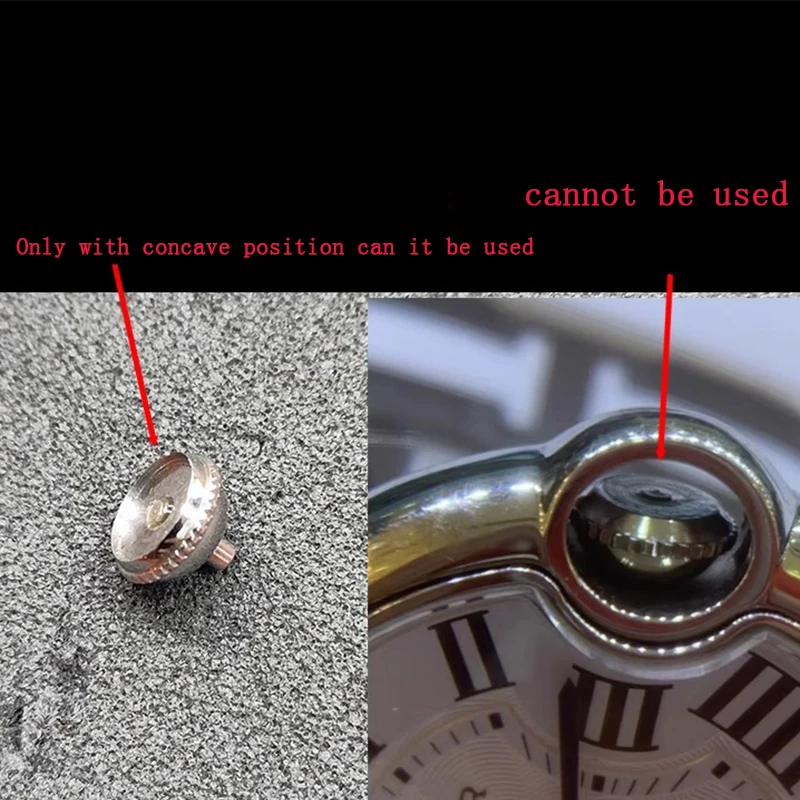 Blue Sapphire Crown for Cartier Watches Model № 6 Blue Sapphire Crown for Cartier Watches Model № - Image 6