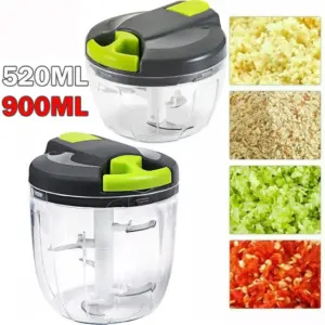 Bright Manual Food Chopper with 520ml/900ml Sizes 13 Sd36951e0dad4427592927f3636c1bf03D