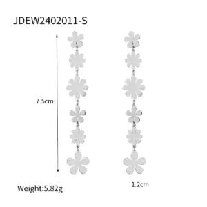 Stainless Steel Daisy Flower Earrings 17 Sd38669ffc05848b88f57c7926caa24c54