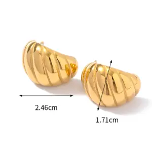 Stainless Steel Geometric Stud Earrings for Women 16 Sd39bf5f316a94cc6a621edf7184dfc88f