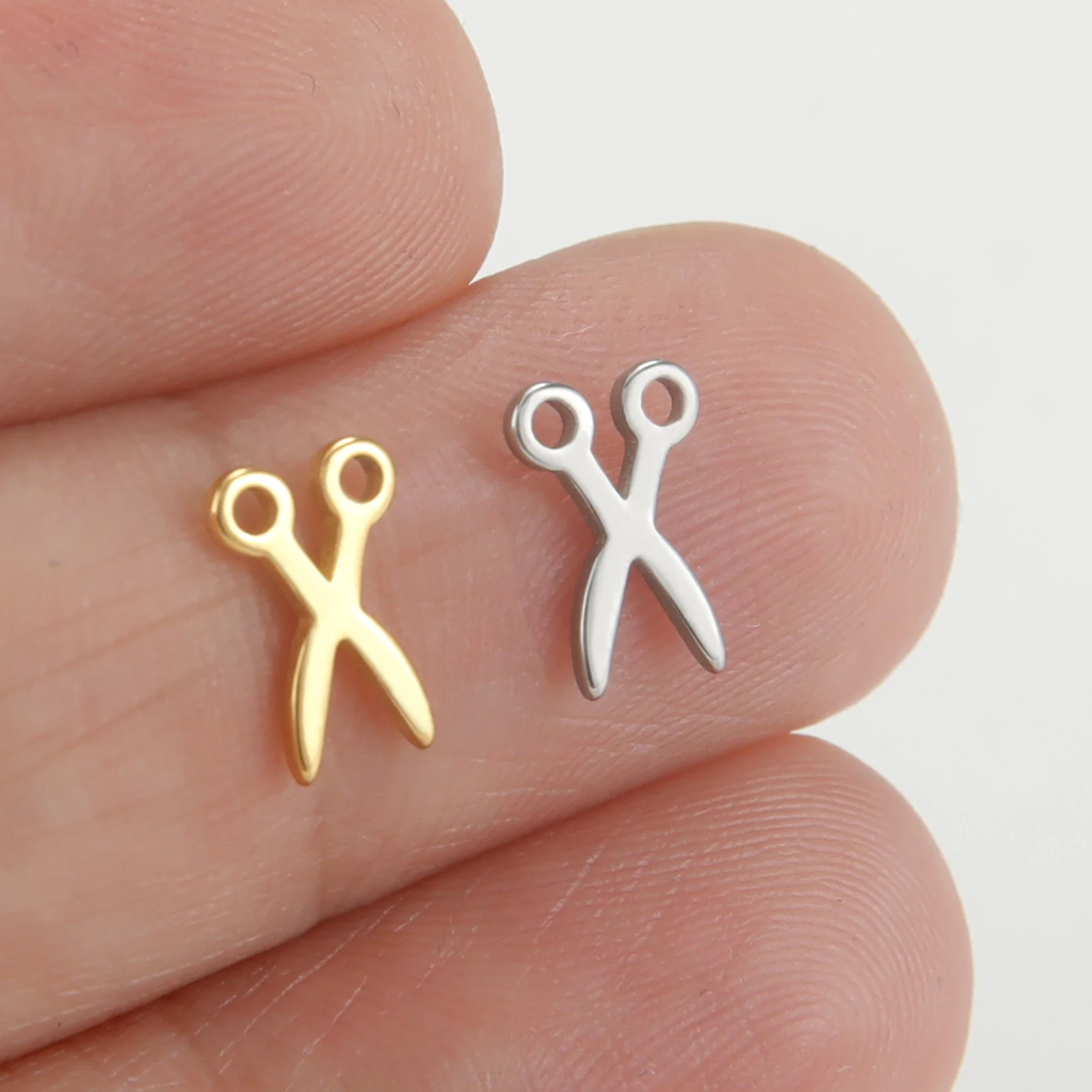 Set of 5 Stainless Steel Jewelry Charms 6 Set of 5 Stainless Steel Jewelry Charms - Image 6